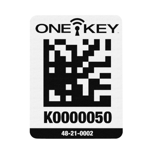 AIDTLP QR-Code Sticker Plastik 100 Stück groß AIDTLP