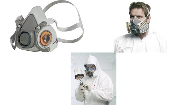 3M 6200 6200M Atemschutz Halbmaske ohne Filter Kleidergröße: M
