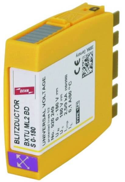 DEHN 920249 BXTU ML2 BDS 0-180 f. Kombiableiter Überspannungsschutz für: Verteilerschrank 20 kA 1St.
