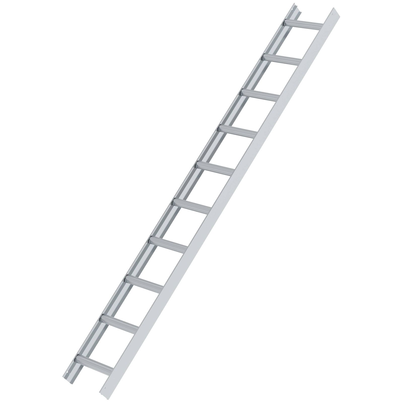 Günzburger Steigtechnik Dachleiter Alu Natur 10 Sprossen - 011113