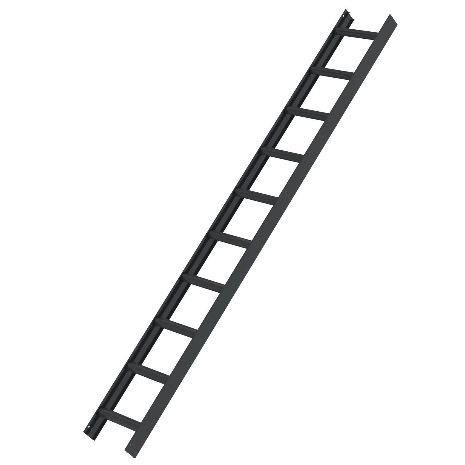 Günzburger Steigtechnik Dachleiter anthrazitgrau 10 Sprossen - 011198