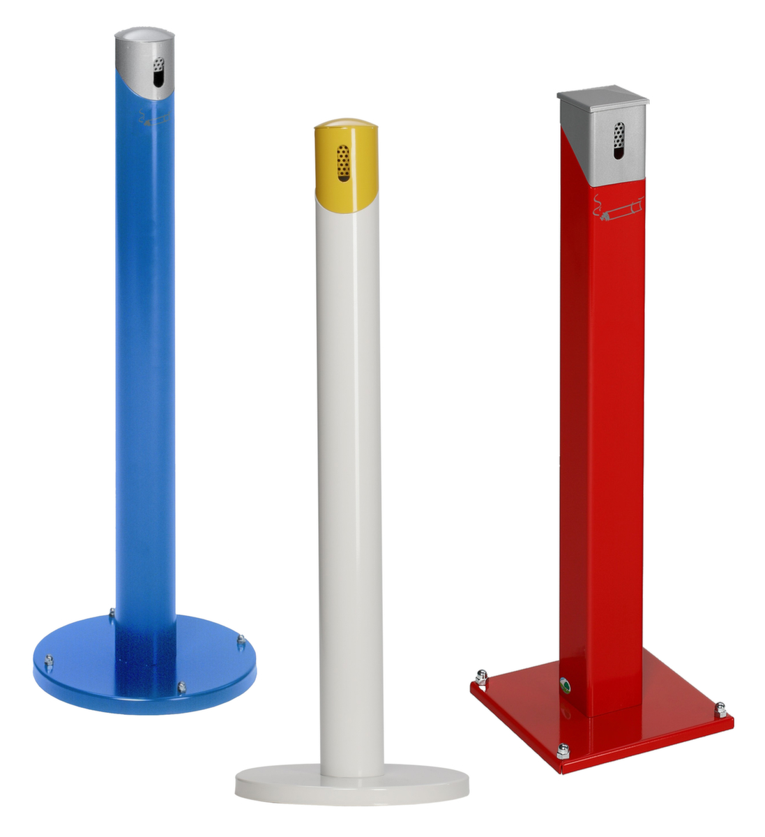 VAR Standascher SG 105 R aus Stahl, RAL6005 Moosgrün