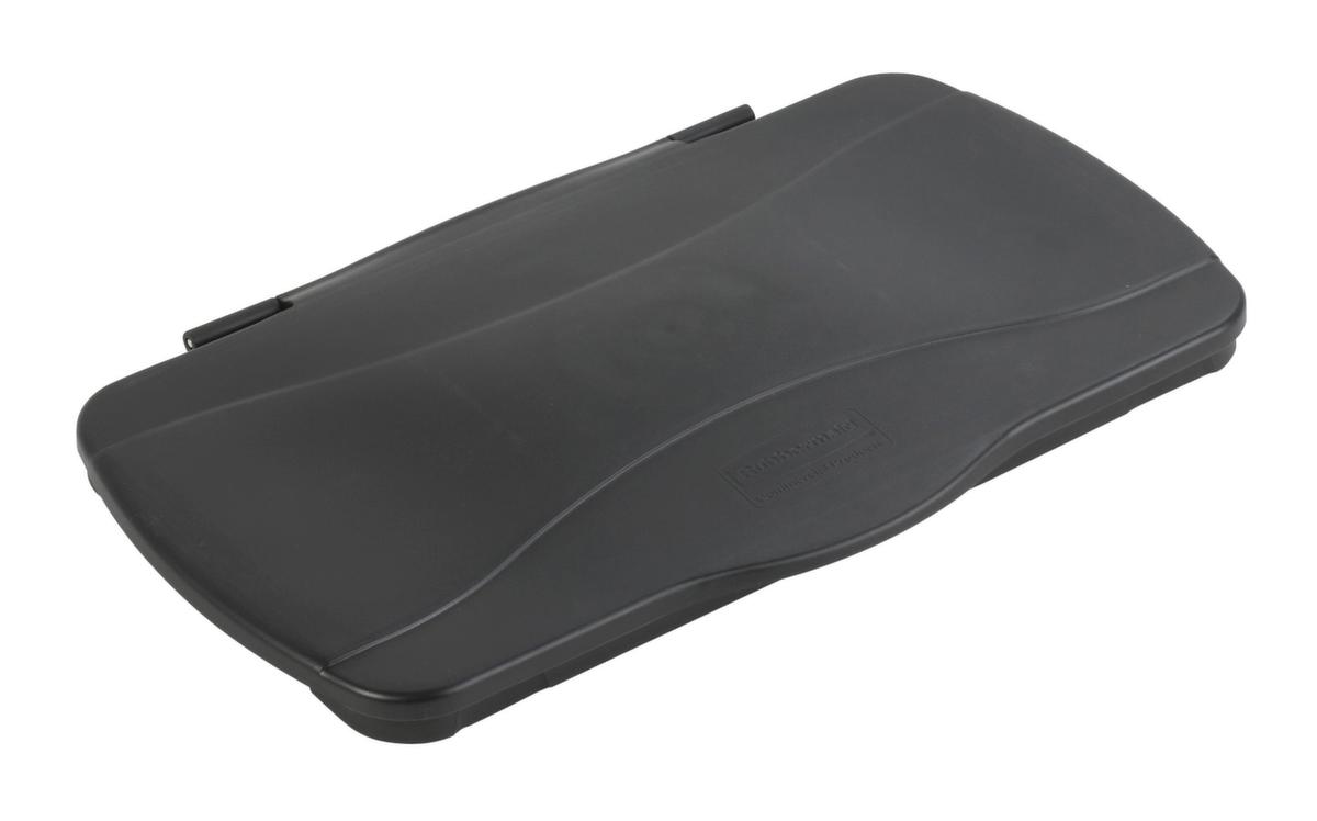 Rubbermaid Wertstoffsammler Slim Jim® mit Lüftungskanälen, 87 l, grau